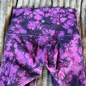 lululemon Purple Patterned Leggings